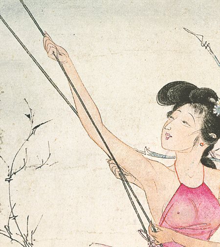 长治-胡也佛的仕女画和最知名的金瓶梅秘戏图